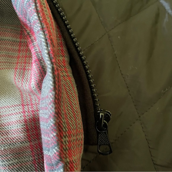 Dickies men’s Shacket Red Black & Grey Plaid Full Zip and snap button size M - Picture 7 of 11